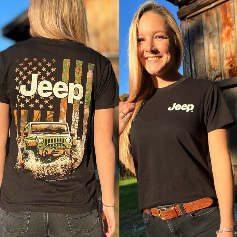 Outdoors Freedom Jeep T Shirt