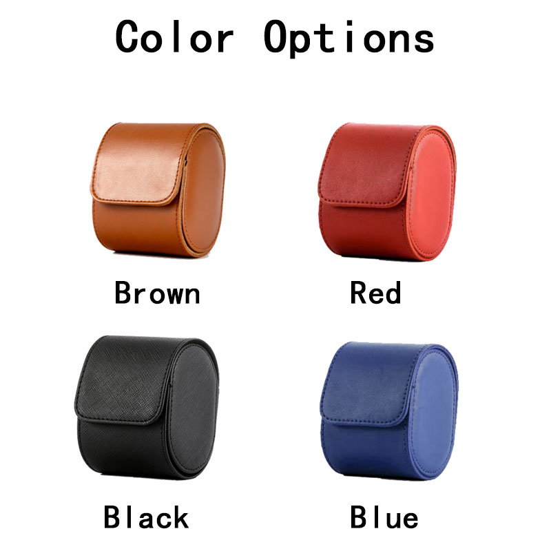 Personalized Engraved Leather Watch Case