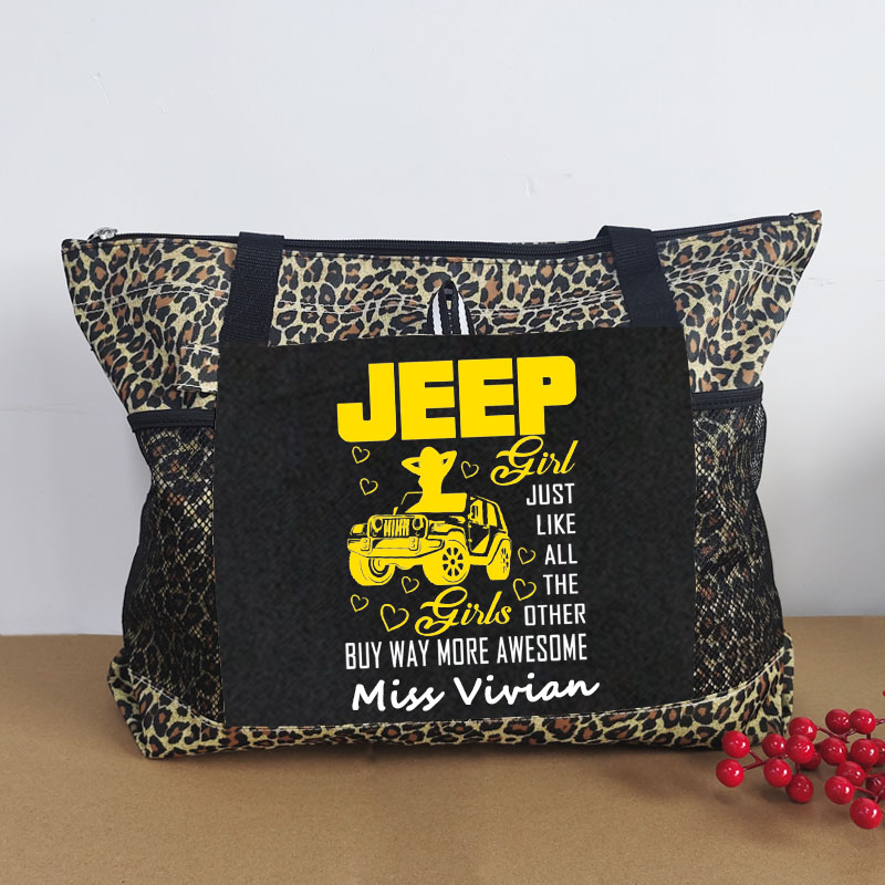 Personalized Jeep Girl Just Like All The Other Tote Bag
