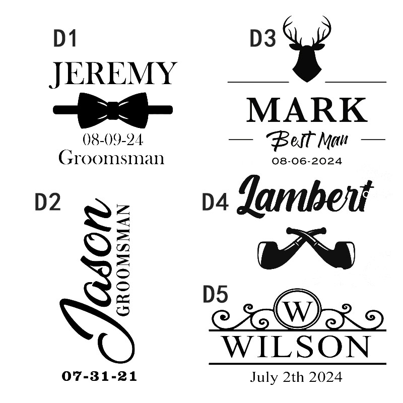 Personalized Men's Cigar Humidor Case Leather Gift