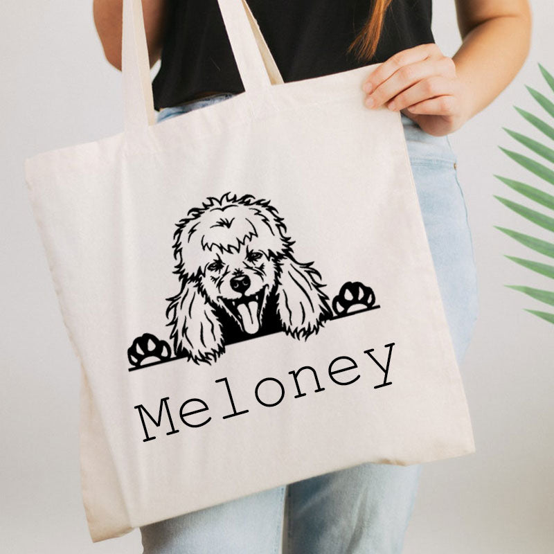 Personalized Pet Bag Dog Mom Canvas Bag Dog Breed