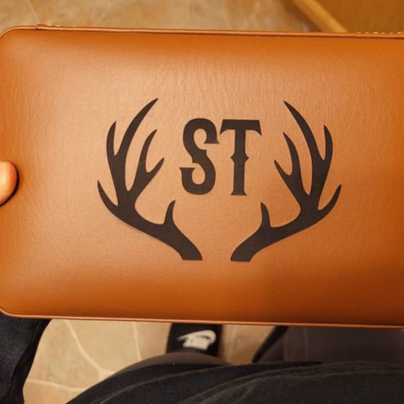 Personalized Travel Cigar Humidor Case Gift for Cigar Aficionado