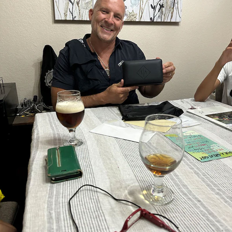 Personalized Travel Cigar Humidor Case Gift for Cigar Aficionado