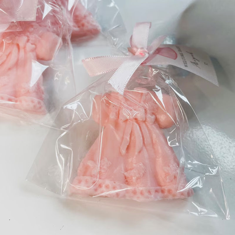 Pink Bow Soap Favors Baby Shower Gifts