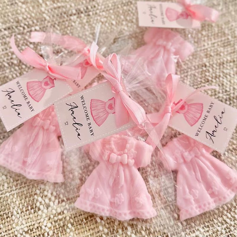 Pink Bow Soap Favors Baby Shower Gifts