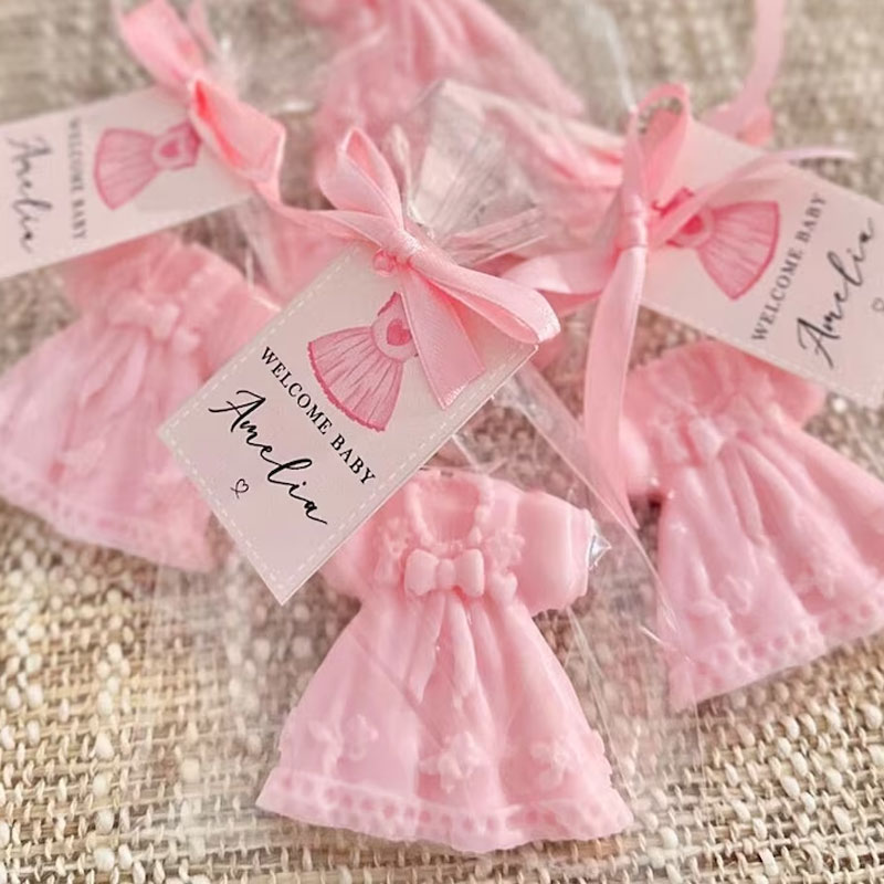 Pink Bow Soap Favors Baby Shower Gifts