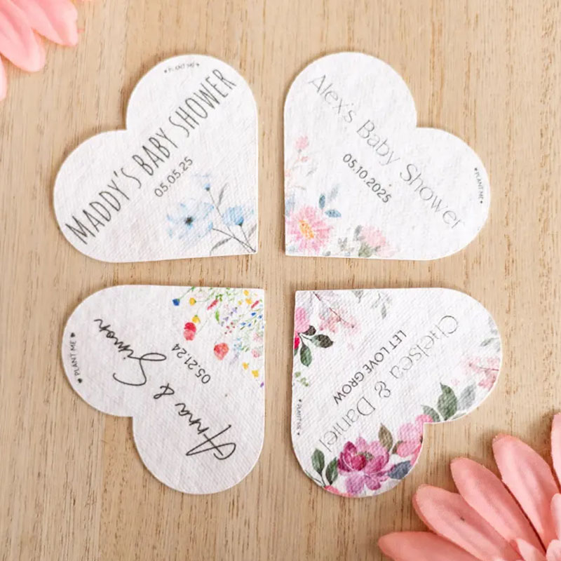Plantable Seed Paper Wedding & Shower Favours