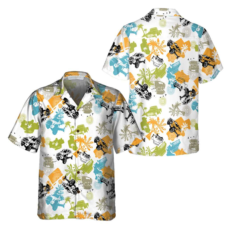 Seamless Tropical Plants Pattern With Jps Hawaiian Shirt