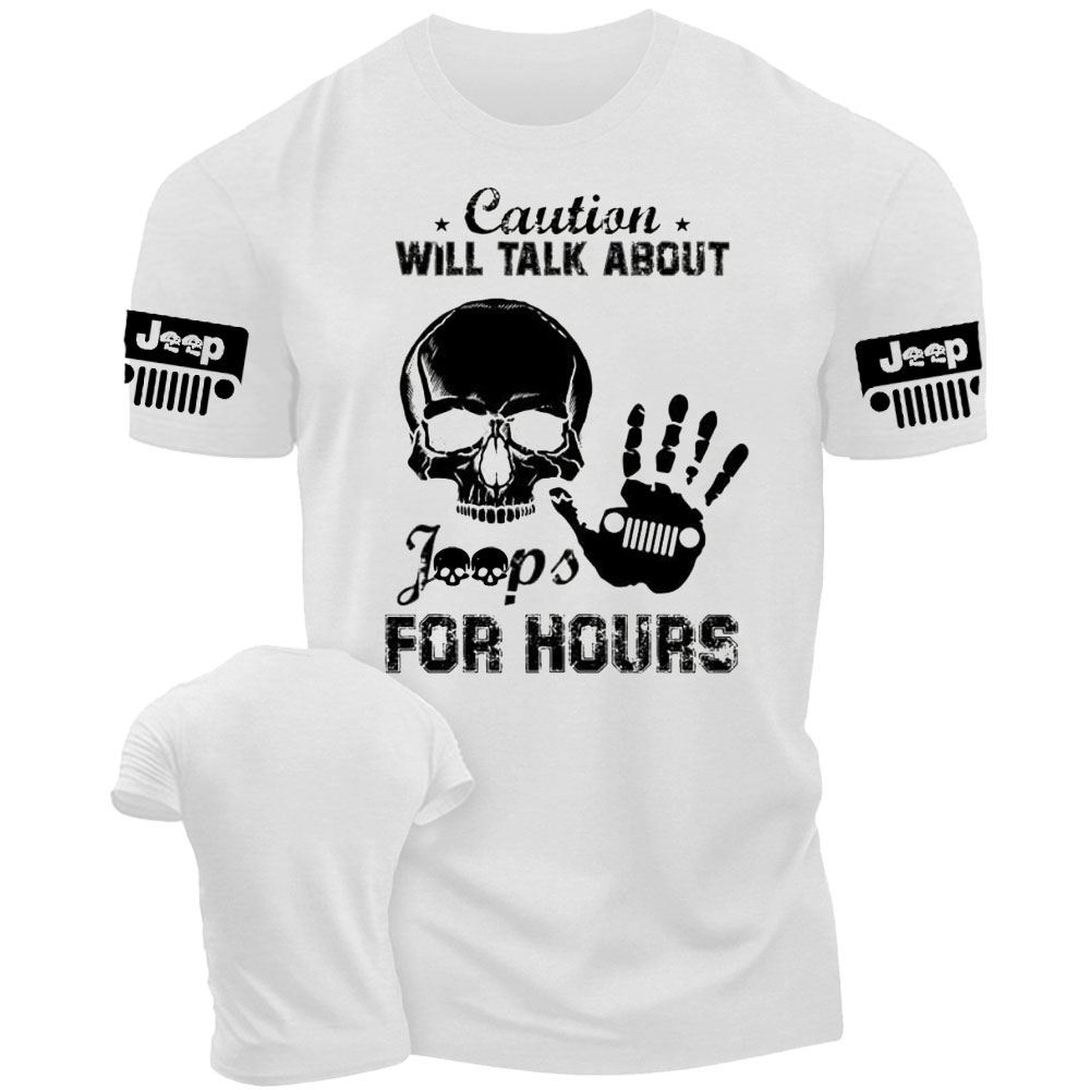 Caution Will Talk About Jps For Hours Skull Men's Tshirt