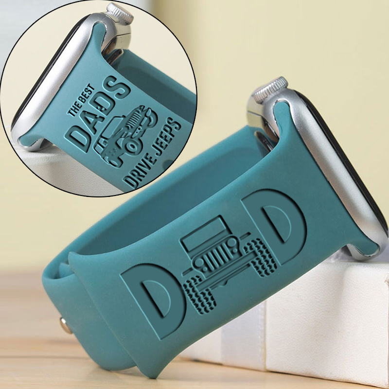 The Best Dads Drive Jps -Jp Dad Engraved Watch Band