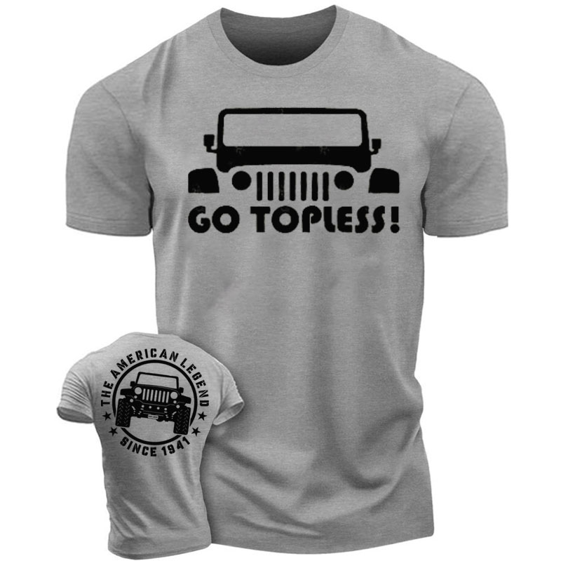 Go Topless, The American Legend Jp - Men T-Shirt