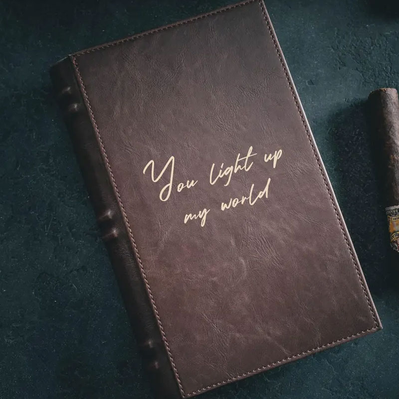 Travel Cigar Case Humidor with Accessories Personalized Leather