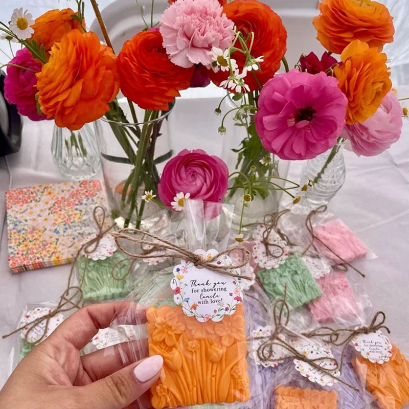Wildflower Soap Favors Baby Shower Decor