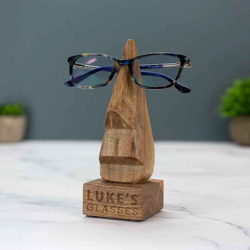 Wooden Eyeglass Frame Personalized Engraving