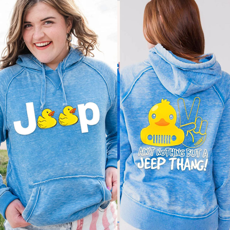 Ain't Nothing But A Jeep Thang Pocket Hoodie - New Colors