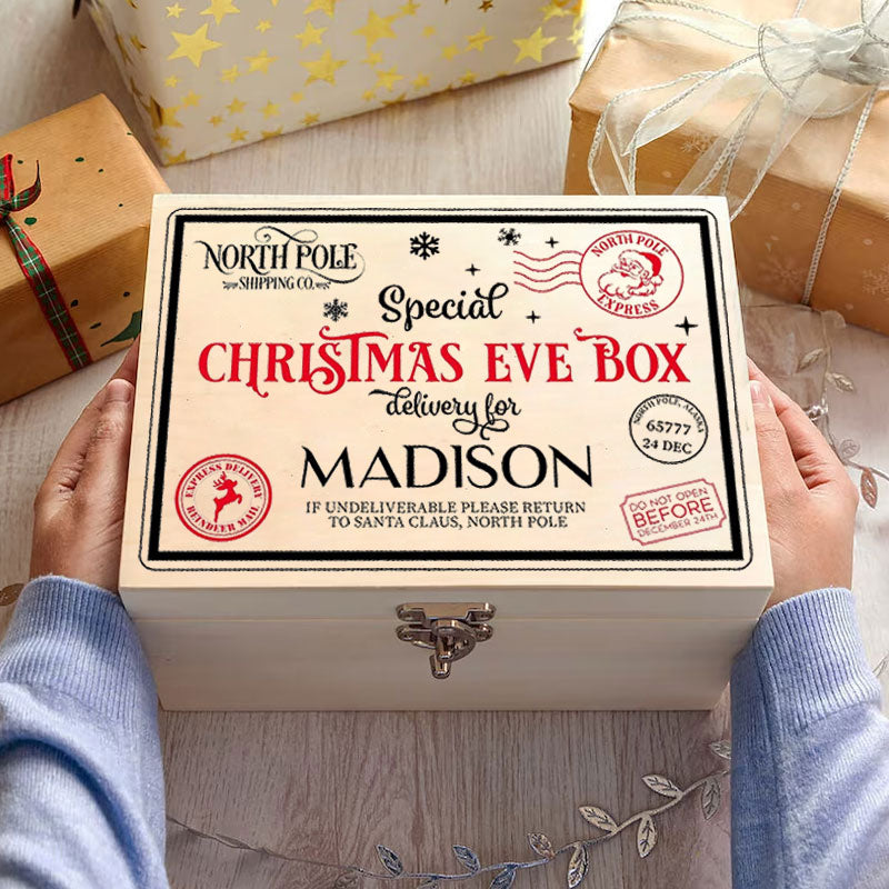 Christmas Eve Box Xmas box Personalized Christmas Gift