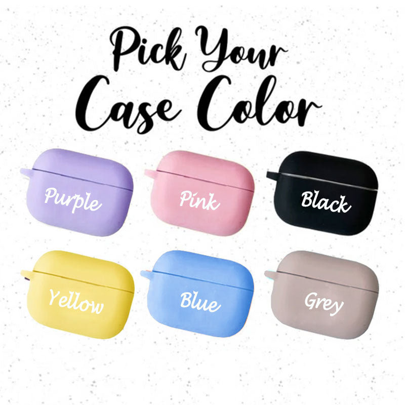 Custom Silicone Airpods Case with Dog or Cat