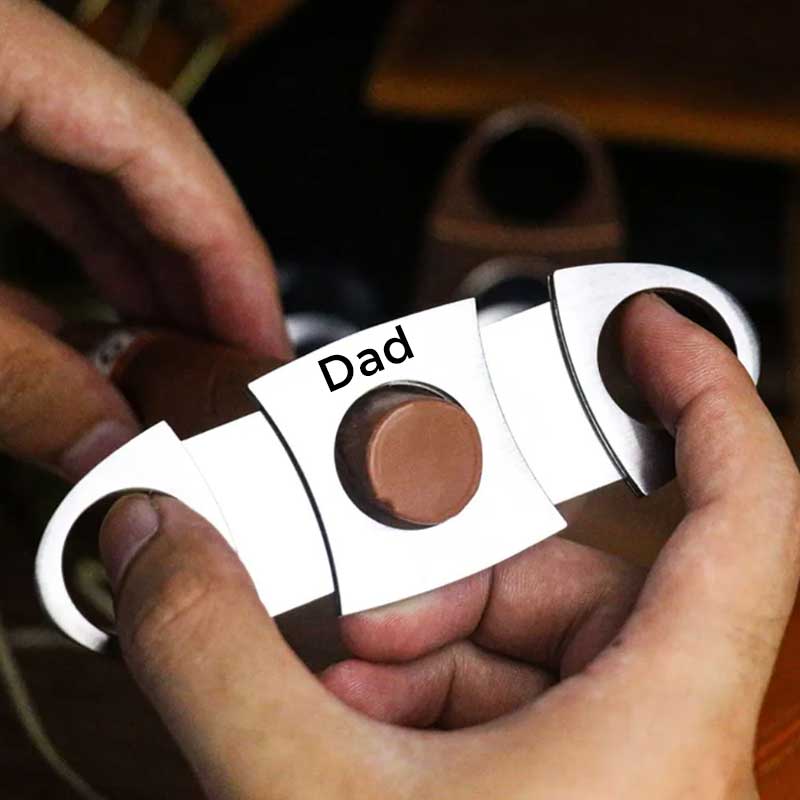 Custom Cigar Humidor Case Leather Dad's Gift