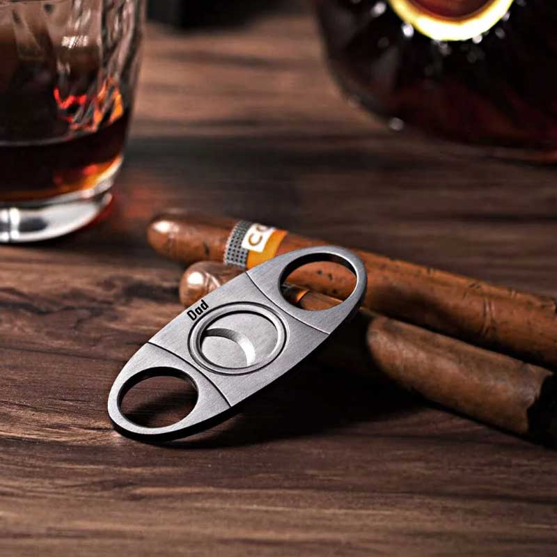 Custom Cigar Humidor Case Leather Dad's Gift