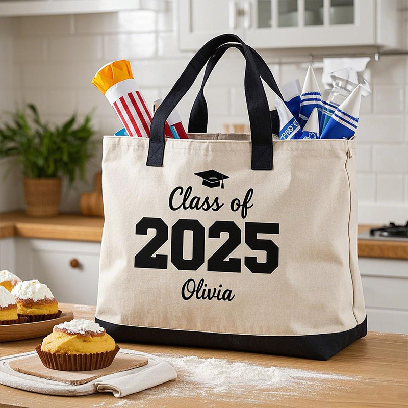 Celebrate Graduation Personalized Colorful Tote Bag