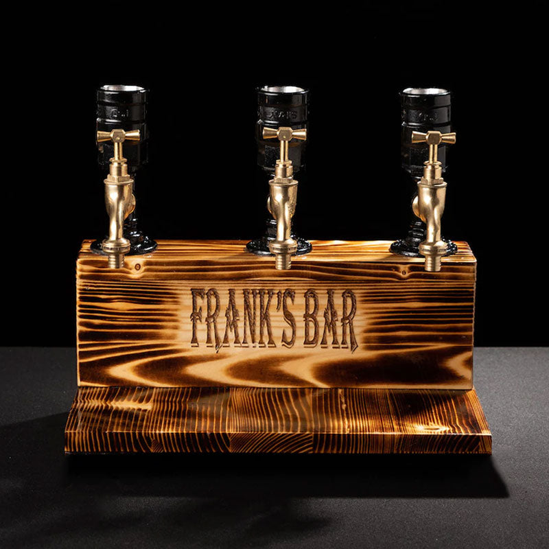 Personalized Wooden Dispenser, Custom Gift For Him