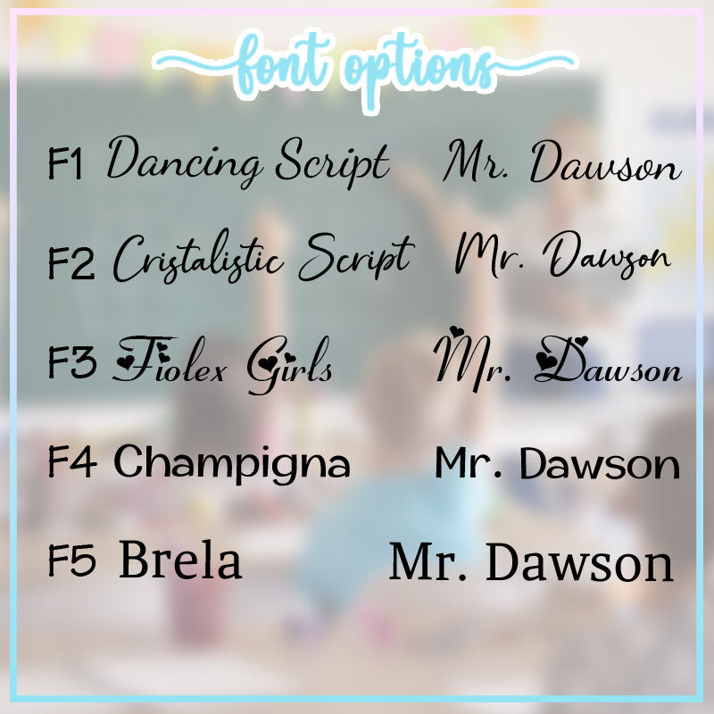 Teach Love Inspire Personalized Teacher Watch Band