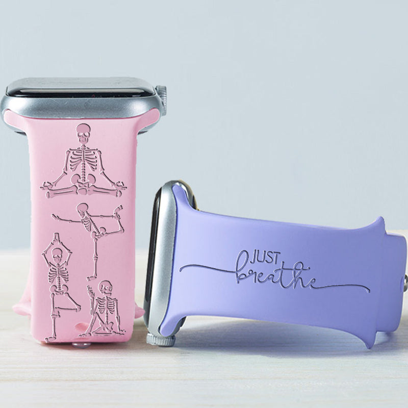 Funny Yoga Skeleton Halloween Watch Band