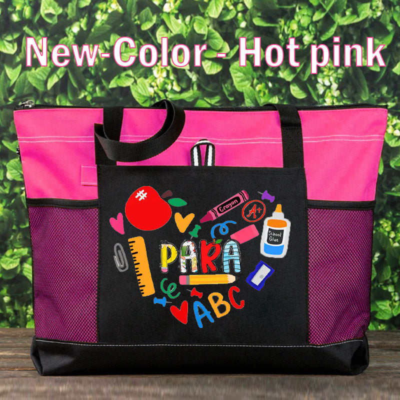 Heart Para Teacher Gift Tote Bag