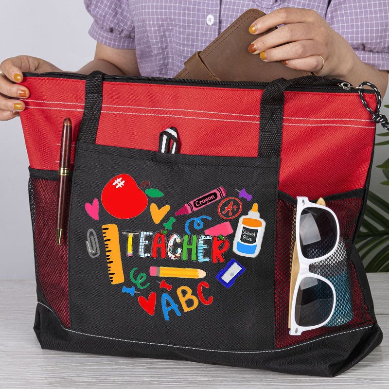Heart Para Teacher Gift Tote Bag
