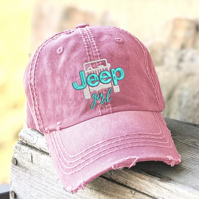 Personalized Jeep Girl Baseball Cap For Her
