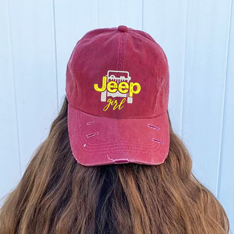 Personalized Jeep Girl Baseball Cap For Her