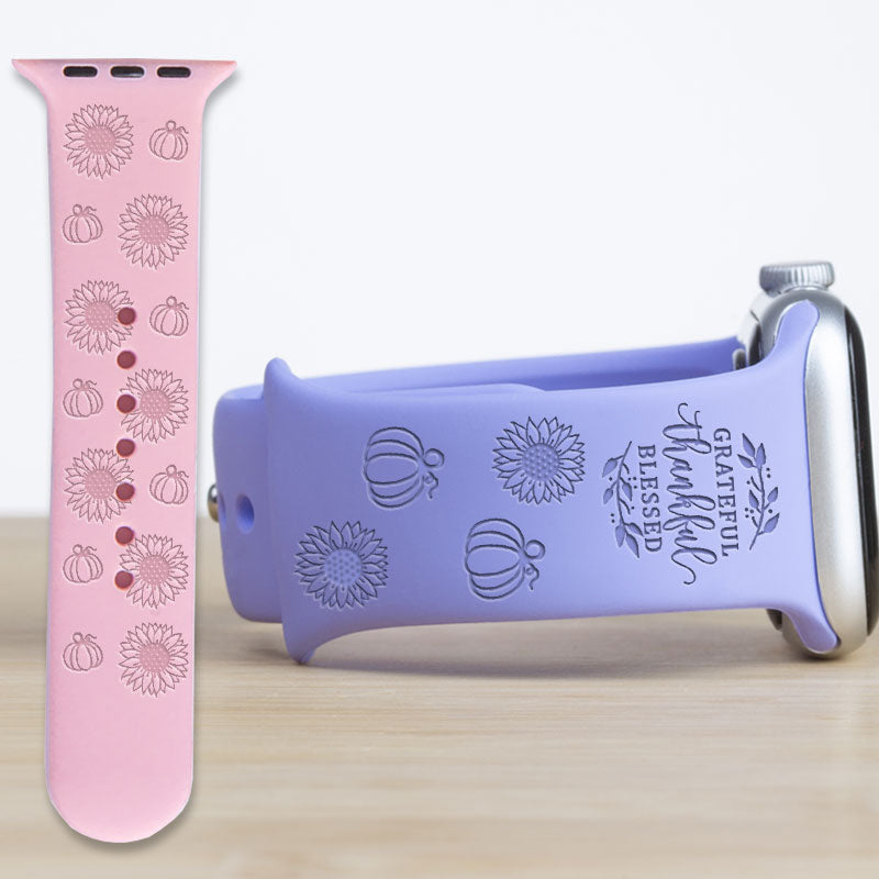Grateful Thankful Blessed Watch band thanks giving