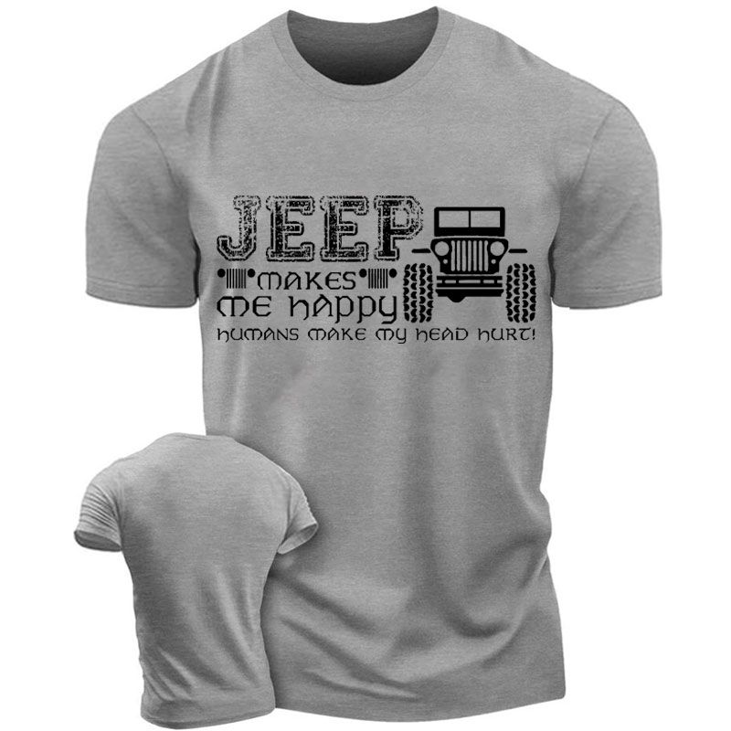 Jeep Makes Me Happy - Men T-Shirt
