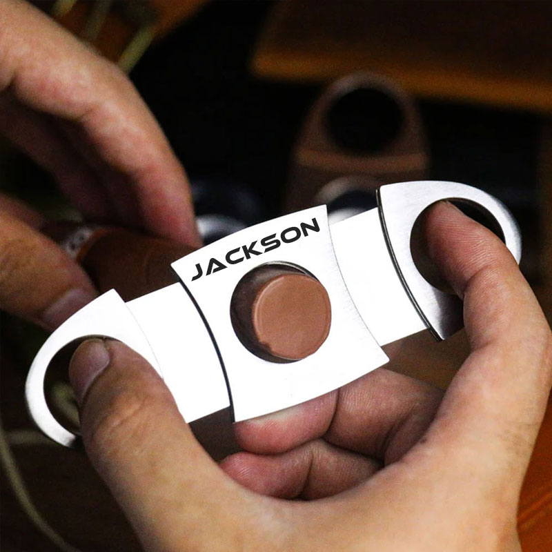 Custom Jp Lover Men's Cigar Humidor Case Leather Gift