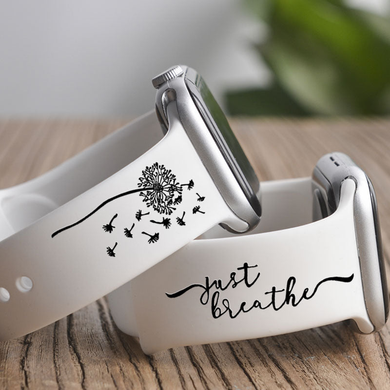 JUST BREATHE Coloring Watch Band