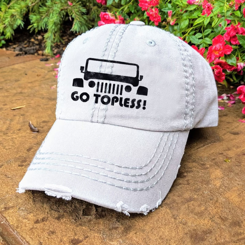 Jeep Go Topless - Baseball Cap