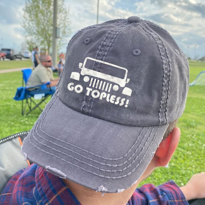 Jeep Go Topless - Baseball Cap