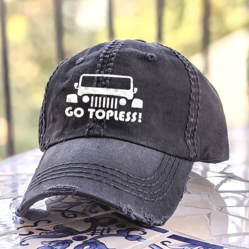 Jeep Go Topless - Baseball Cap