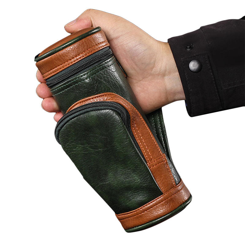 Portable Cigar Case Travel Cigar Bag With Cigar Moisturizer Cigar Cutter Cigar Case Bag