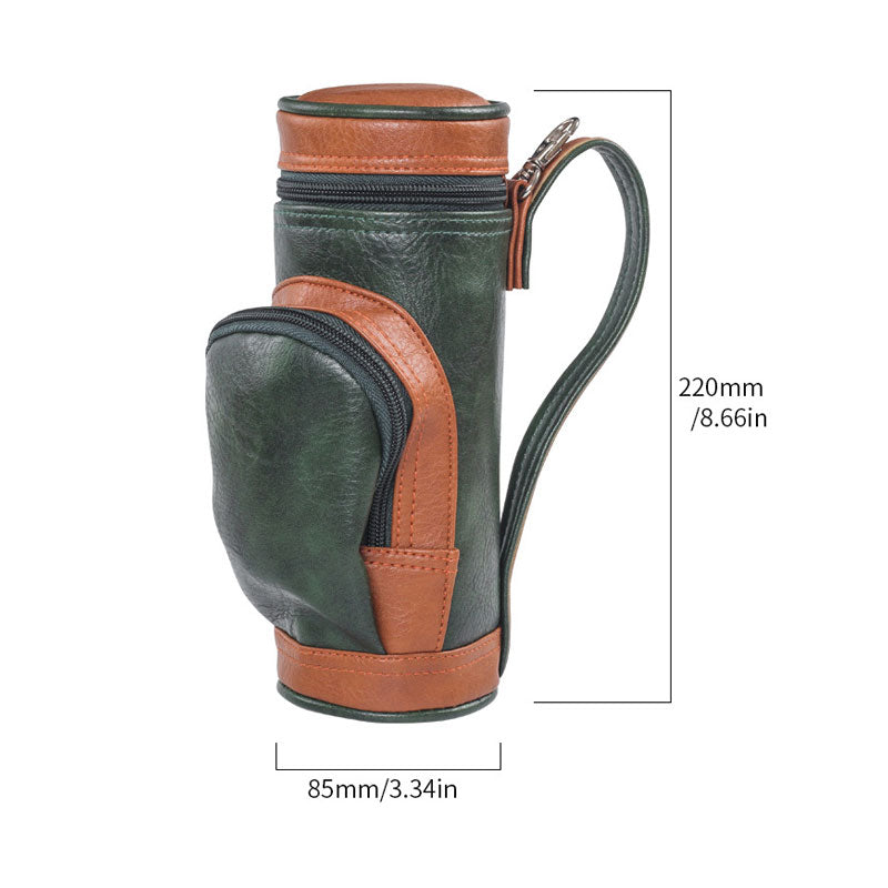 Portable Cigar Case Travel Cigar Bag With Cigar Moisturizer Cigar Cutter Cigar Case Bag
