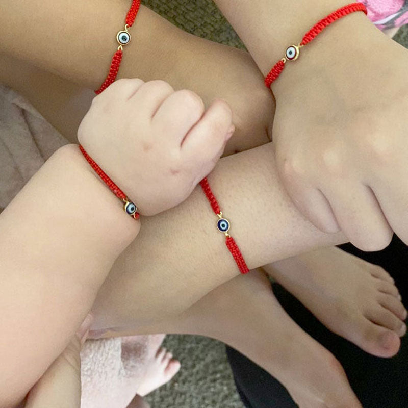 Baby Evil Eye Bracelet with Matching Mom or Family Bracelet perfect Baby Gifts