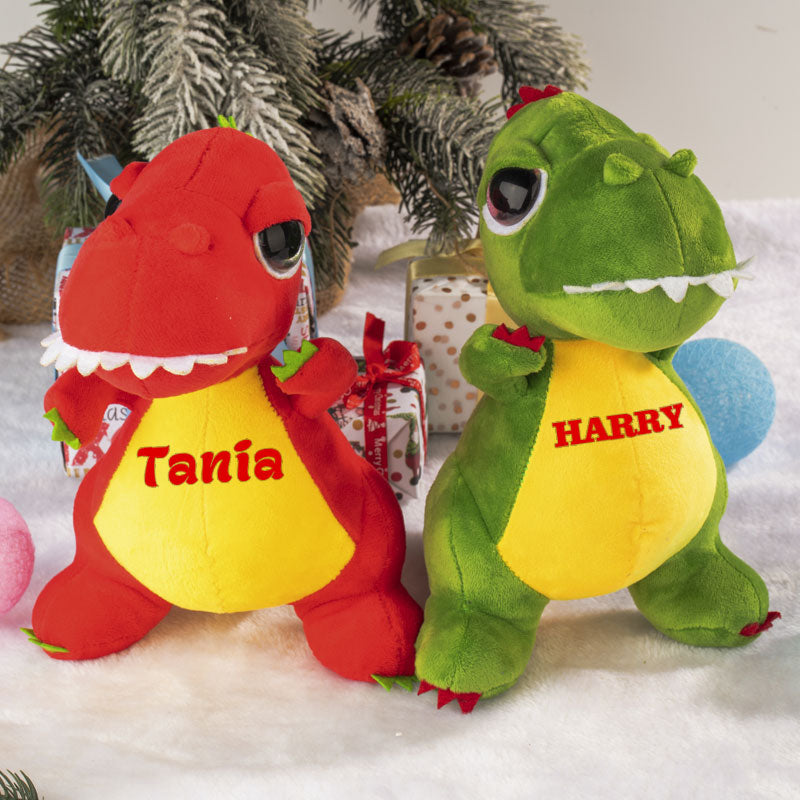 Personalized Dinosaur Soft Toy Baby Shower Kid Gift