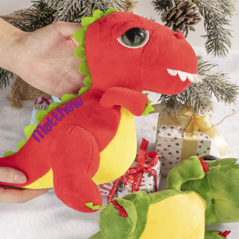 Personalized Dinosaur Soft Toy Baby Shower Kid Gift