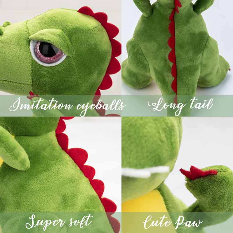 Personalized Dinosaur Soft Toy Baby Shower Kid Gift