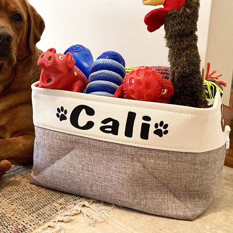 Customized Foldable Dog Toy Storage Bag