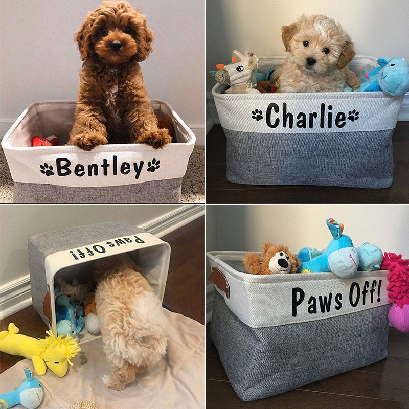 Customized Foldable Dog Toy Storage Bag