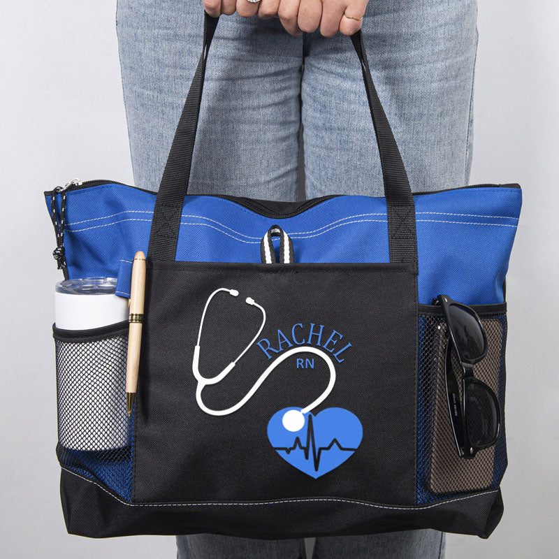 Personalized Nurse Bag with Zipper Nurse Graduation Gift