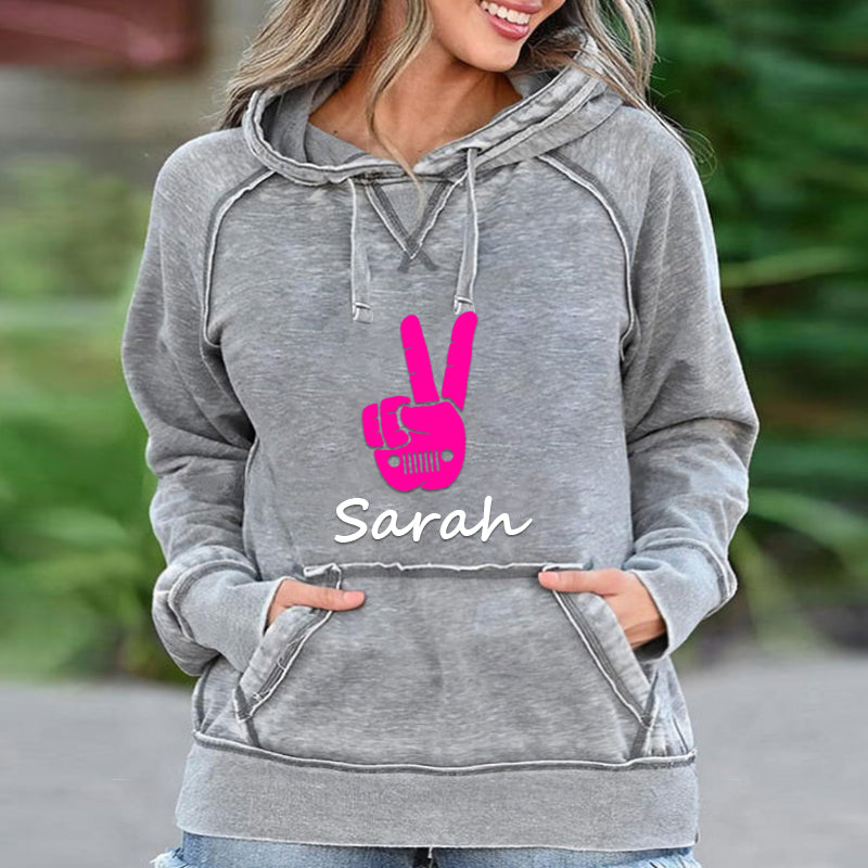 Personalized Scissorhands Jeep Pocket Hoodie