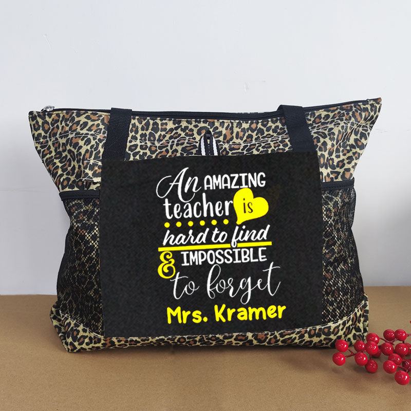 Personalized Teacher Tote Bag An Amazing Teacher