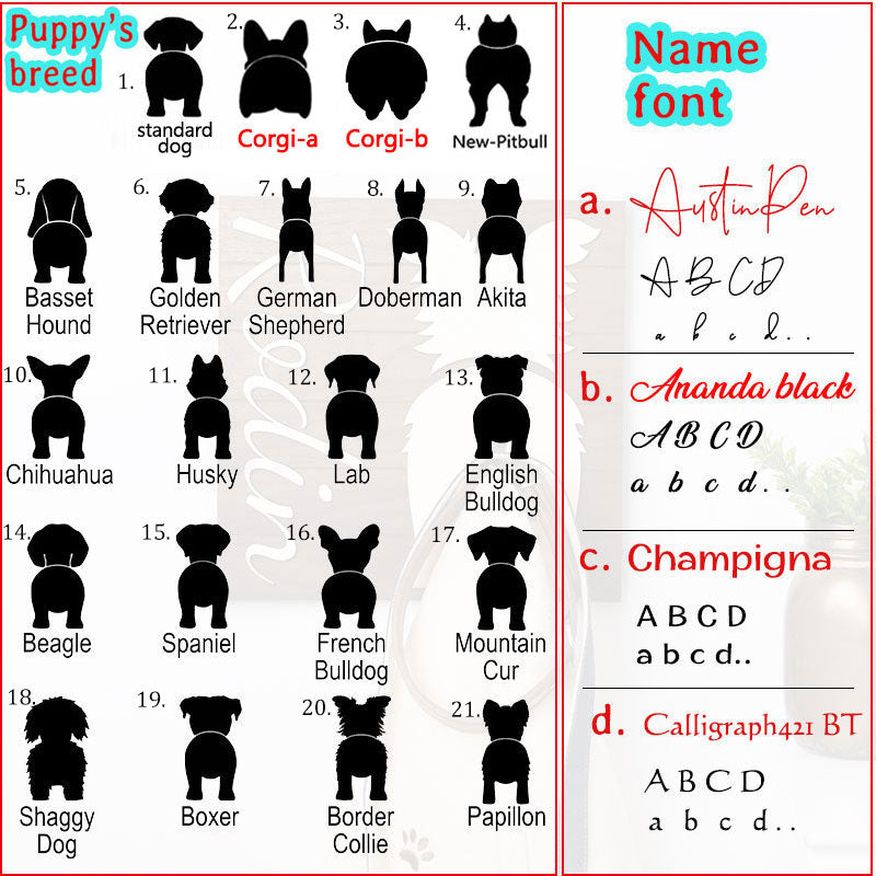 Customized Wooden Dog Leash Hook